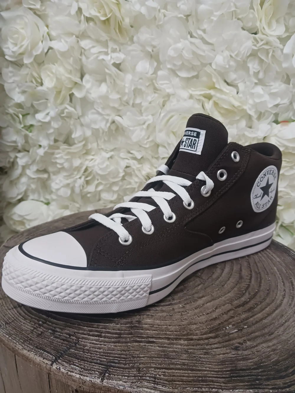 Converse Black and White High Top Sneaker